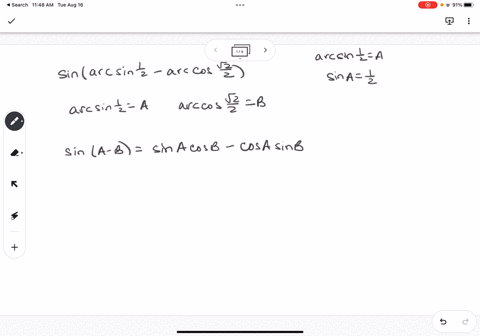 find-the-exact-value_-write-your-answer-as-an-integer-or-single-fraction-in-simplest-form_-rationalize-your-denominator-if-necessary-sin-arcsin-arccos-77013