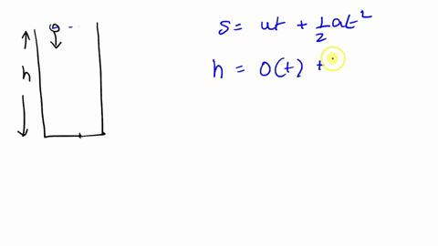 a-stone-is-dropped-into-a-well-in-which-the-level-of-water-is-h-below-the-top-of-the-well-if-v-is-velocity-of-sound-then-time-t-after-which-the-splash-is-heard-is-equal-to