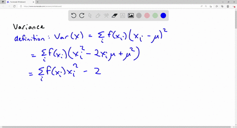 show-that-the-variance-of-a-random-variable-x-can-be-expressed-as-vxx2fxix2fxii2-view-the-image-to-get-the-eqaution-right