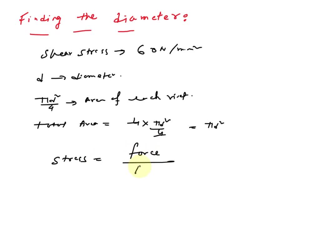 SOLVED A bracket, attached to a vertical column by means of four