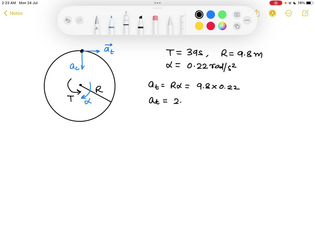 SOLVED: A Ferris wheel with a radius of 9.8 m rotates at a constant ...