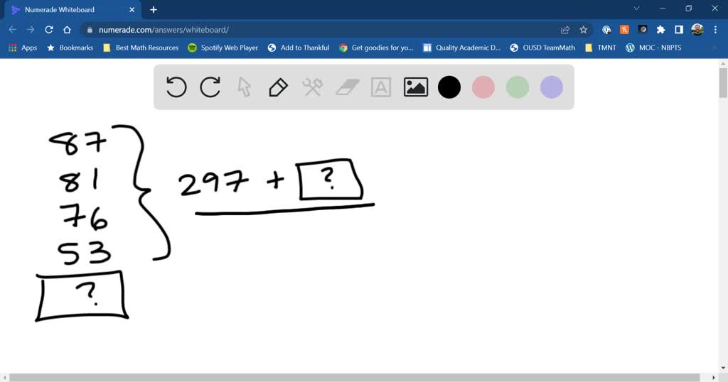 solved-9-on-a-test-a-sample-of-five-students-has-a-mean-score-of-78