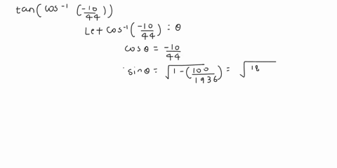 evaluate-the-following-without-using-calculator-tan-cos-30-note-write-your-answer-as-fraction-for-example-write-12-but-not-05-if-the-answer-has-squre-root-then-use-the-equation-editor-or-use-04328