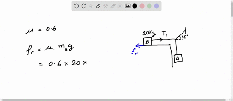 q7-block-b-in-figure-rests-on-surface-for-which-the-static-and-kinetic-coefficients-f-friction-are-060-and-040-respectively-the-ropes-are-massless-what-is-the-maximum-mass-of-block-a-for-whi-45473