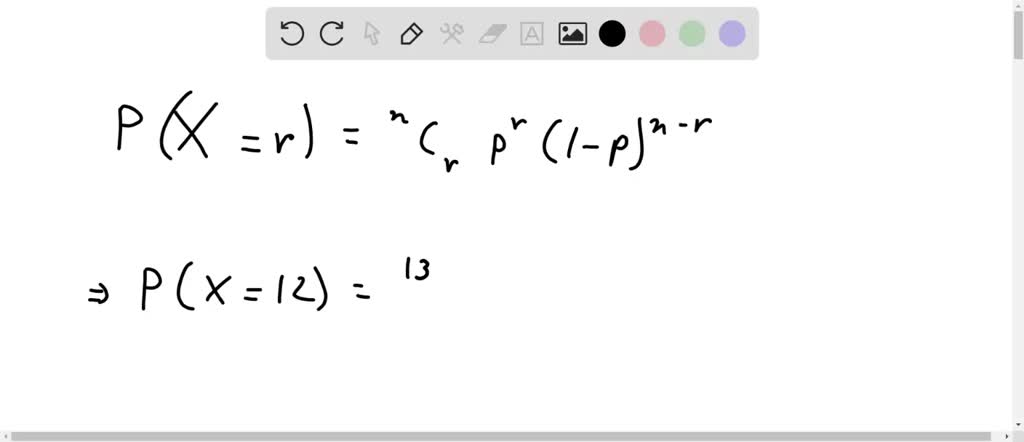 binomial experiment with n trials and probability of success p