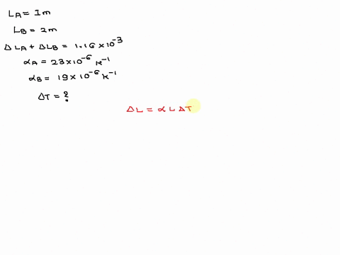 the-brass-bar-and-the-aluminum-bar-in-the-drawing-are-each-attached-to-an-immovable-wall-at-264-c-the-air-gap-between-the-rods-is-116-x-10-3-m-at-what-temperature-will-the-gap-be-closed-37362