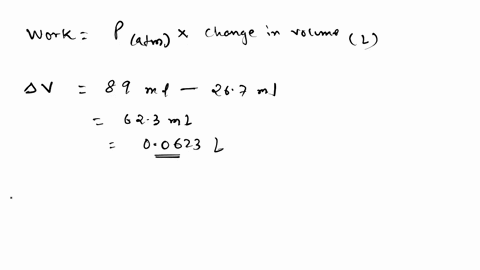 a-gas-expands-in-volume-from-267-to-893-mathrmml-at-constant-temperature-calculate-the-work-done-in-28585