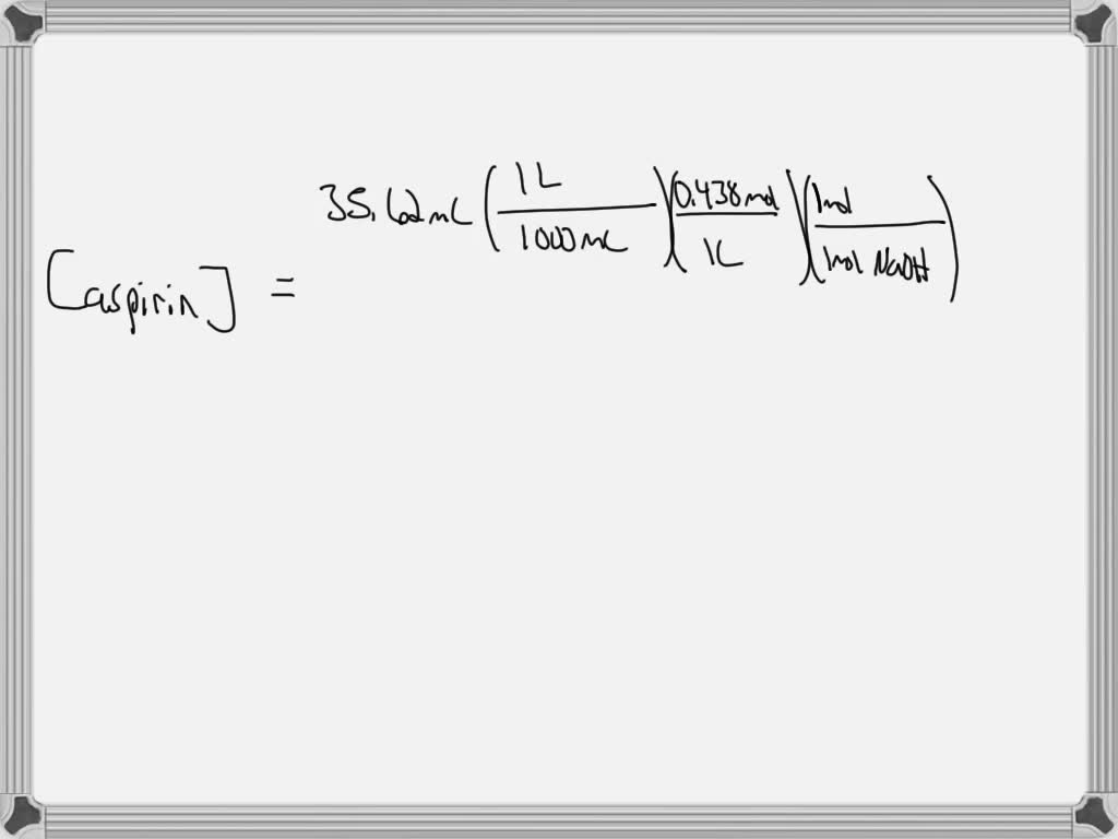 SOLVED You are performing an acidbase titration to determine the