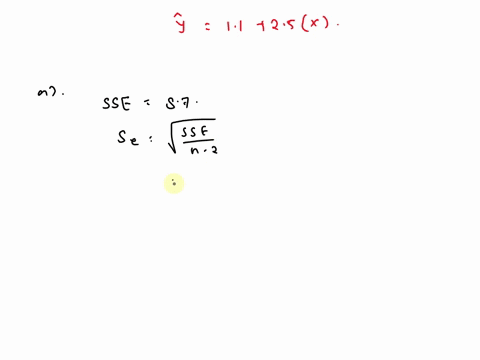 given-are-five-observations-for-two-variables-x-and-y-use-table-2-of-appendix-b-2-3-4-yi-4-8-5-11-13-round-your-answers-to-two-decima-places-_-using-the-following-equation-sg-estimate-the-st-76313