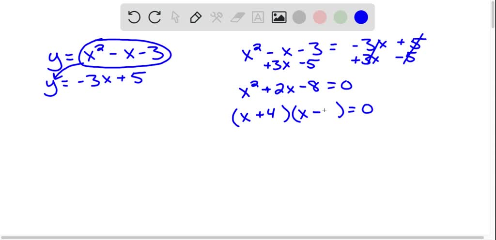 SOLVED: The first three steps in determining the solution set of the ...