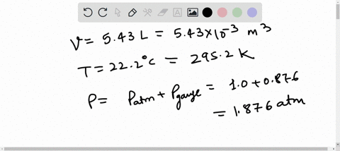 how-many-moles-of-an-ideal-gas-exert-a-gauge-pressure-of-0876-atm-in-a-volume-of-543-mathrml-at-a-te-02853