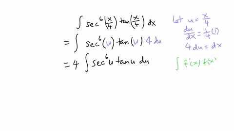 find-the-indefinite-integral-int-sec-6leftfracx4right-cdot-tan-leftfracx4right-mathrmd-x-a-frac23-sec-6leftfracx4right-cdot-tan-leftfracx4rightc-b-frac23-sec-6leftfracx4rightc-c-frac16-sec-7leftfracx4