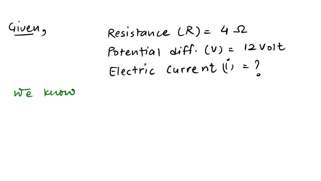 SOLVED A 12 V battery of a car is connected across a 4 ohm resistor