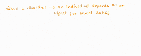 a-paraphilic-disorder-in-which-the-individual-is-preoccupied-with-an-object-and-depends-on-this-object-rather-than-sexual-intimacy-with-a-partner-for-achieving-sexual-gratification-is-known-06697