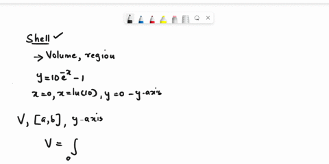 Using the shell method, find a formula for the volume of the...