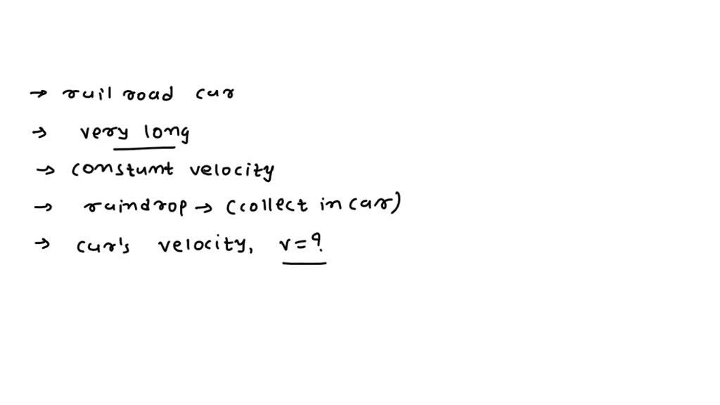 SOLVED A freight car moves along a friction less level railroad track