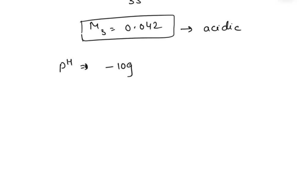 SOLVED For problems 611, find the pH of during the titration at the following points a