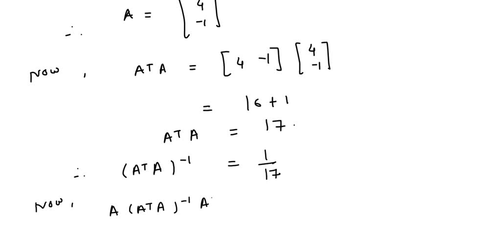 SOLVED Find the standard matrix of the orthogonal projection onto the