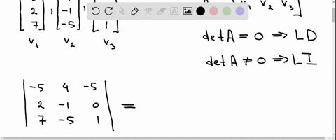 use-determinants-to-decide-if-the-set-of-vectors-is-linearly-independent-5-the-determinant-of-the-matrix-whose-columns-are-the-given-vectors-is-simplify-your-answer-is-the-set-of-vectors-lin-98278