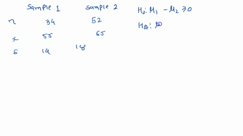 two-independent-samples-are-drawn-from-two-populations-and-the-following-information-is-provided-sample-1-sample-2-n-34-52-top-enclosed-x-55-65-s-14-18-we-want-to-test-the-following-hypothes-62347
