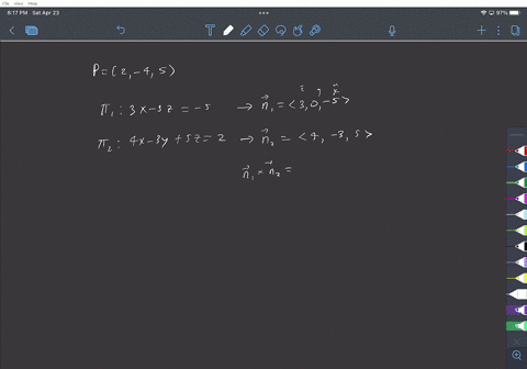 point-the-plane-that-passes-through-the-point-2-45-and-is-perpendicular-to-both-3x-sz-5-and-4x-3y-sz-2-has-as-its-implicit-equation-_-85672