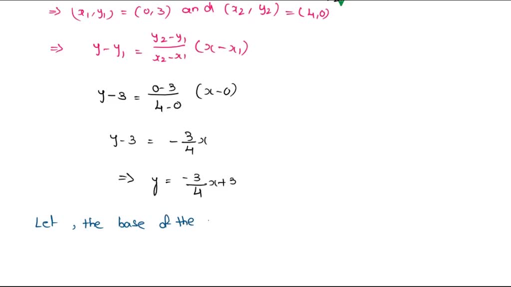 SOLVED: Isofflb A 3 dimensional solid shape has = triangular base that ...