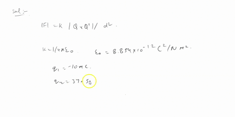coulombs-law-for-the-magnitude-of-the-force-f-between-two-particles-with-charges-and-0-separated-by-a-distance-d-is-ifl-klqq-d2-where-k-and-4tc0-o-8854-x-10-12-c2-n-m2-is-the-permittivity-of-01042