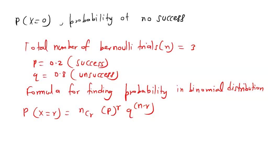 SOLVED Suppose that sequence of Bernoulli trials is to be carried out