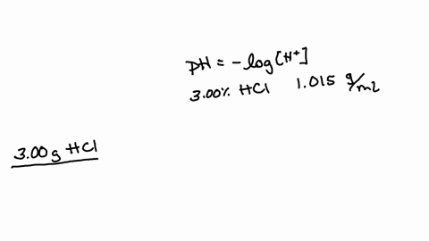 what-is-the-ph-of-an-aqueous-solution-that-is-300-hcl-by-mass-and-has-a-density-of-1015-gml-01535
