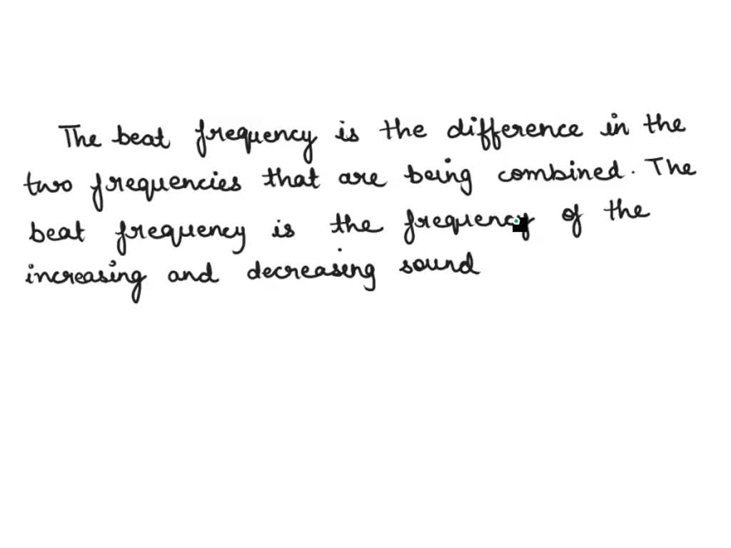 SOLVED How are beats useful in tuning the musical instruments?