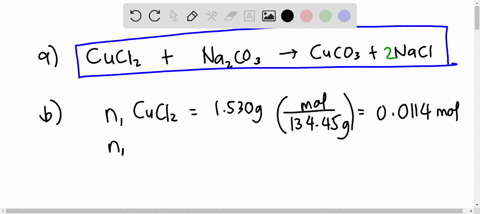 limiting-reagent-and-percent-yield-when-copper-ii-chloride-reacts-with-sodium-carbonate-in-an-aqueous-solution-copper-ii-carbonate-and-sodium-chloride-are-produced-write-balanced-equation-fo-18658