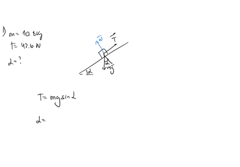 1a-108-kg-block-is-held-in-place-by-a-rope-as-shown-on-a-frictionless-incline-what-is-the-angle-of-the-incline-from-horizontal-in-degrees-if-the-tension-in-the-rope-is-426-n-2a-block-of-mass-72702