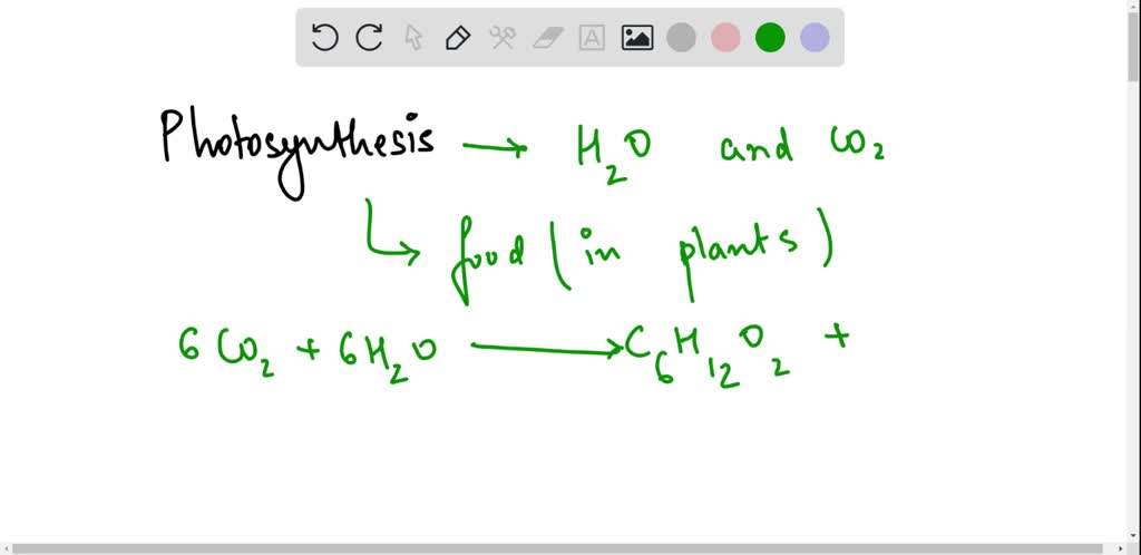 the basic inorganic materials used during photosynthesis are 65453