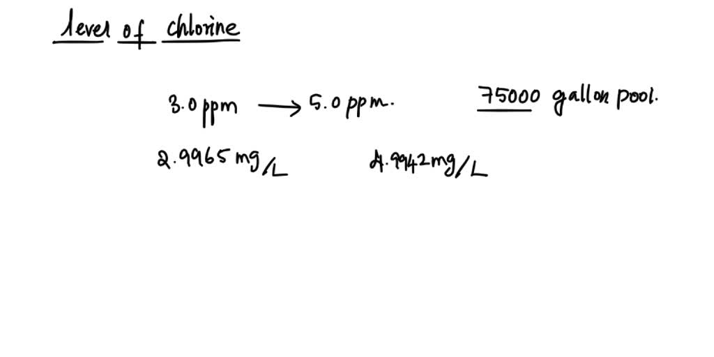 SOLVED A cylinder containing 333,000 gallons of water has 10 pounds of