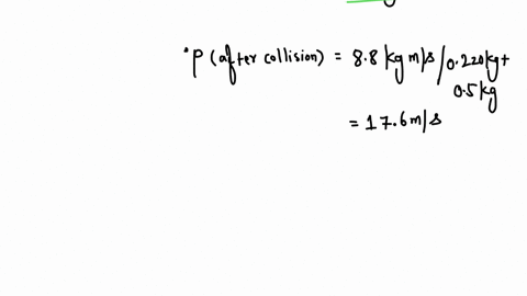 a-00220-kg-bullet-moving-horizontally-at-400-ms-embeds-itself-into-an-initially-stationary-0500-kg-block-a-what-is-their-velocity-just-after-the-collisionms-b-the-bullet-embedded-block-slide-14697