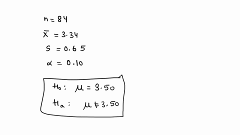 a-data-set-includes-data-from-student-evaluations-of-courses-the-summary-statistics-are-n-84x-334s-065-use-a-010-significance-level-to-test-the-claim-that-the-population-of-student-course-ev-10476