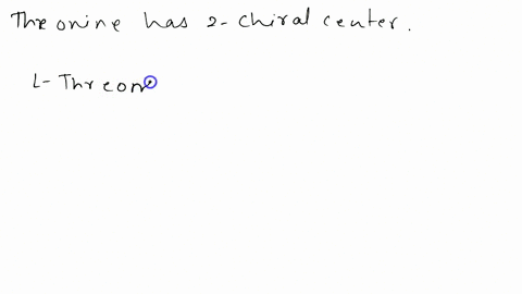draw-the-four-stereomomers-of-threonine-63724