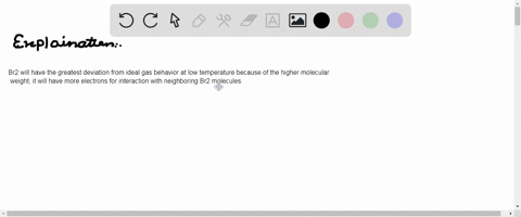 which-gas-would-you-expect-to-deviate-most-from-ideal-behavior-under-conditions-of-low-temperature-n2-cl2-h2-32157