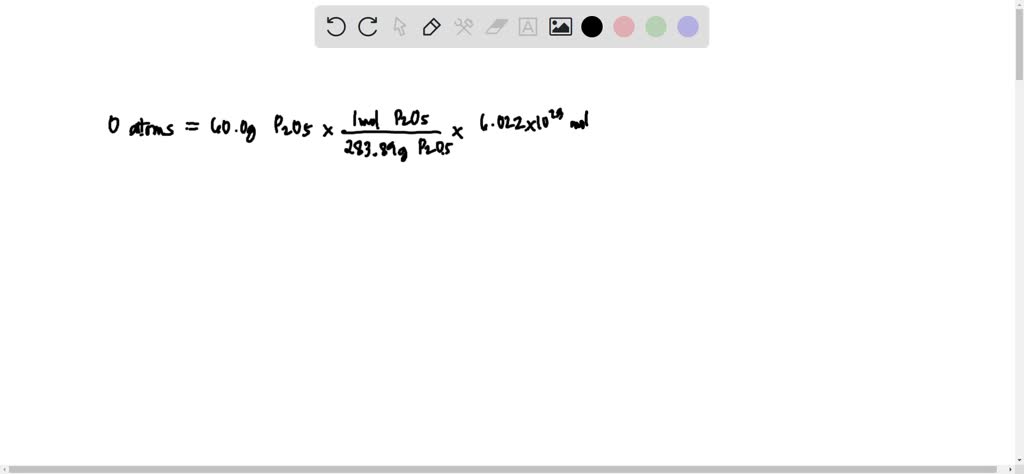 SOLVED: Calculate the number of oxygen atoms in a 60.0 g sample of ...