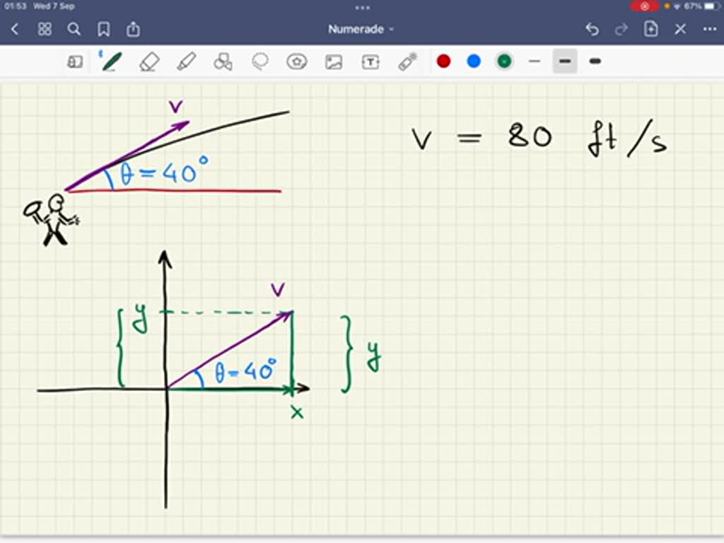 SOLVED 17. A quarterback throws a football with an angle of elevation