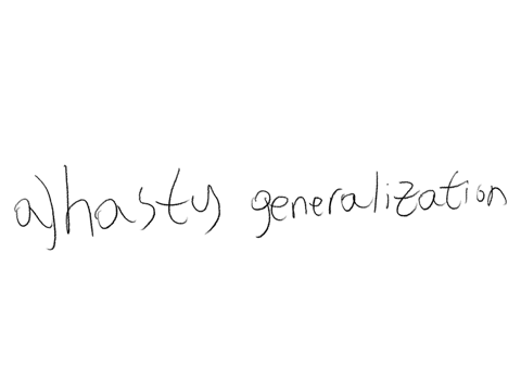 which-of-the-following-describes-an-argument-based-on-the-idea-that-if-you-have-a-few-cases-you-can-draw-a-conclusion-a-hasty-generalization-b-limited-choice-c-false-cause-d-appeal-to-ignorance-e-none