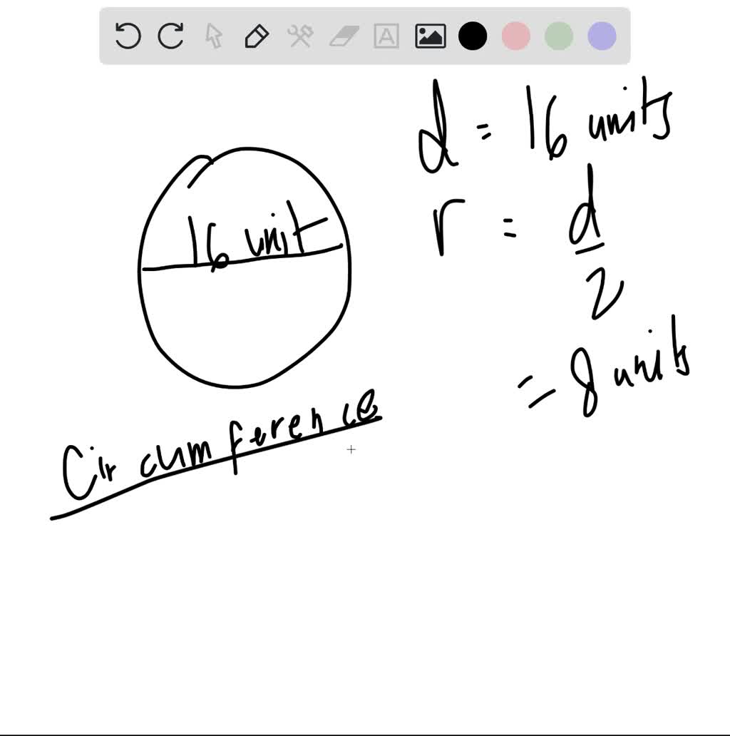 solved-suppose-the-diameter-of-a-circle-is-16-units-what-is-its