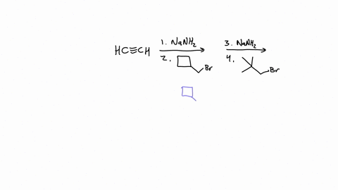 what-is-the-expected-major-final-product-of-the-reaction-sequence-shown-2-1-ii-3-mathrmnanh_2-4-mathrmhc-equiv-mathrmch-1-ii-iii-iv-none-of-the-shown-products-will-be-produced