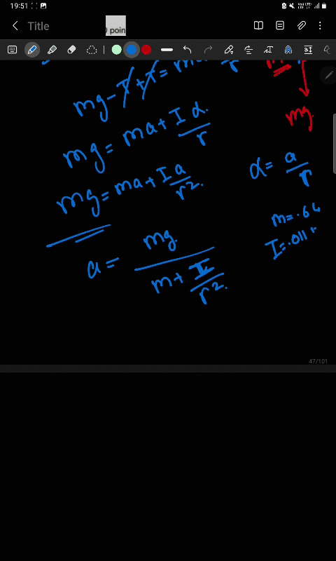 problem-22_-procedural-question-10-points-a-massless-string-with-one-end-tied-to-a-object-with-mass-064-kg-the-other-end-winding-around-the-rim-of-circular-disk-moment-of-inertia-j12-r2-of-m-26127