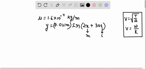 the-linear-density-of-a-string-is-16-times-10-4-mathrmkg-mathrmm-a-transverse-wave-on-the-string-i-2-74983