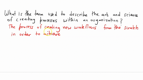 what-is-the-term-used-to-describe-the-art-and-science-of-creating-processes-within-an-organization-57308