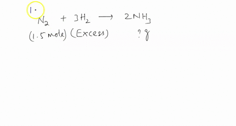 f-150-moles-of-nitrogen-gas-reacts-with-an-excess-of-hydrogen-gas-what-mass-of-ammonia-would-be-produced-n2g-3h2g-2nh3g-256-g-128-g-511-g-341-g-56972