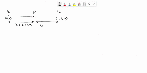 39-a-point-charge-of-40-uc-is-located-at-the-origin-of-a-coordinate-system-and-second-point-charge-of-66-uc-is-at-17-m-what-is-the-electric-potential-at-the-x-085-m-point-ke-899-x-109-n-mic2-10389