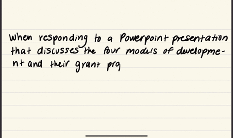 how-do-i-respond-to-a-powerpoint-that-talks-about-the-four-models-of-development-and-their-grant-proposal-is-the-dream-center