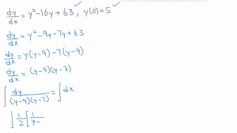 solve-the-following-initial-value-problem-dydx-y2-16y-63-y0-5-92124